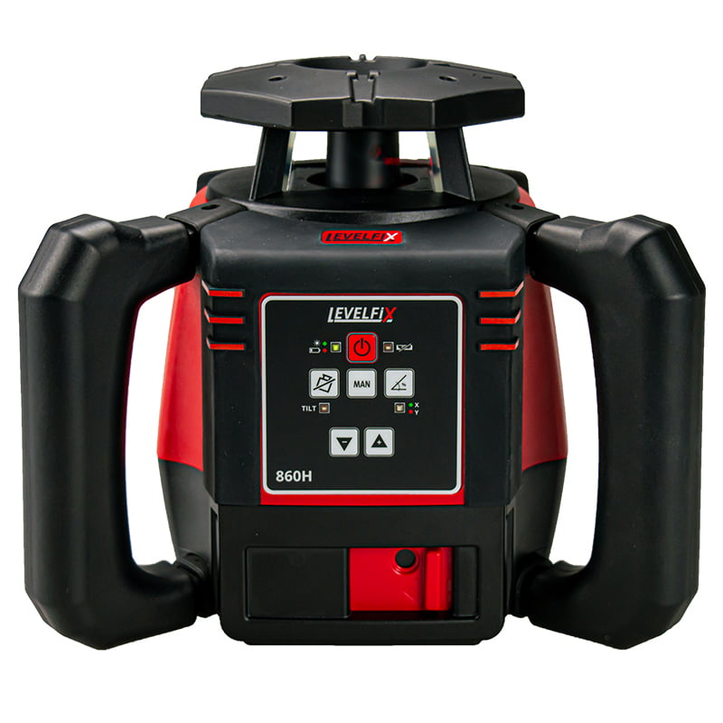 LEVELFIX 860H - Horizontale bouwlaser met rode straal, inclusief statief en baak - Afbeelding 2