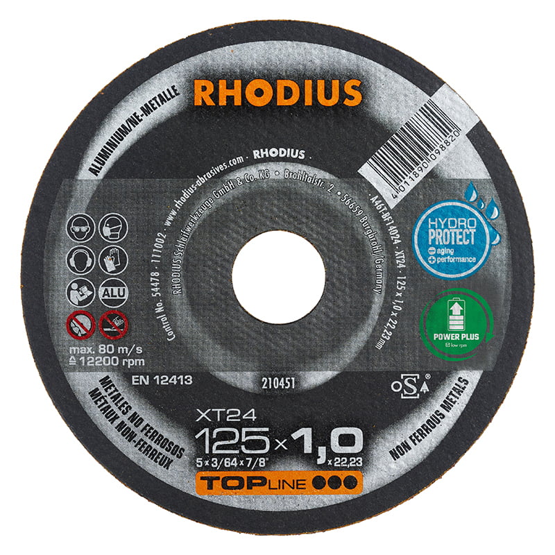 Rhodius XT24 Doorslijpschijf 125X1,0X22,23mm