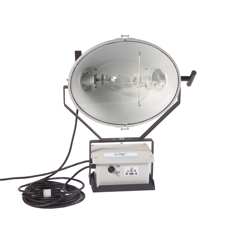 OVAL METAL HALIDE LIGHT - 230V - 110V INCL. BALLAST EN 12M KABEL 2,5MM²