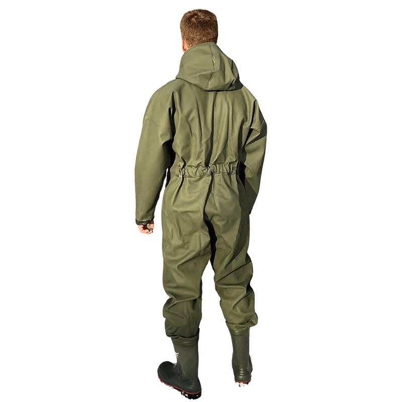 Waadpak heavy duty met Dunlop veiligheidslaars S5 groen - Afbeelding 2