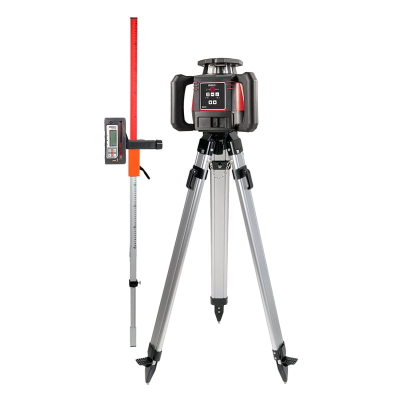 LEVELFIX 860H - Horizontale bouwlaser met rode straal, inclusief statief en baak