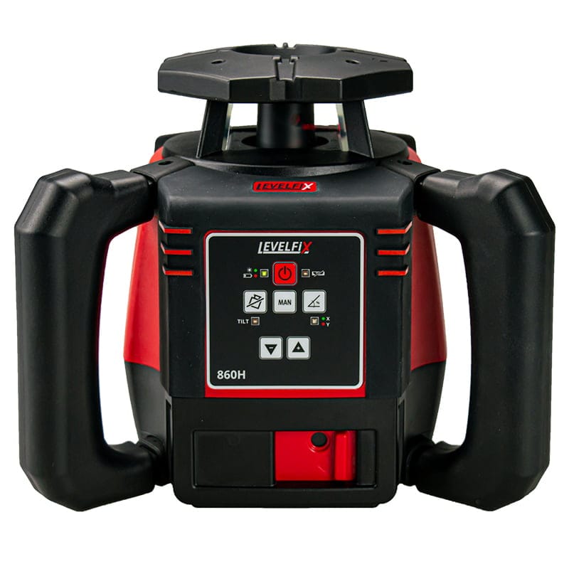 LEVELFIX 860H - Horizontale bouwlaser met rode straal, inclusief statief en baak - Afbeelding 2